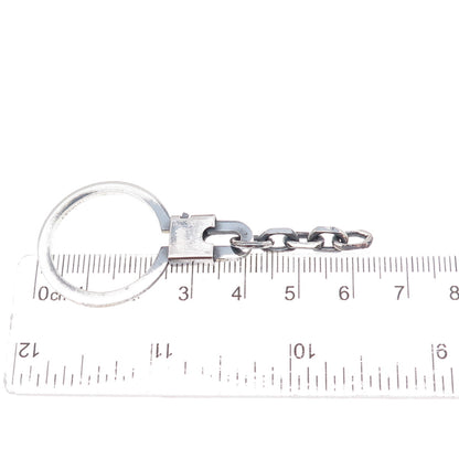 925 Sterling Silver Vintage Key Chain Ring