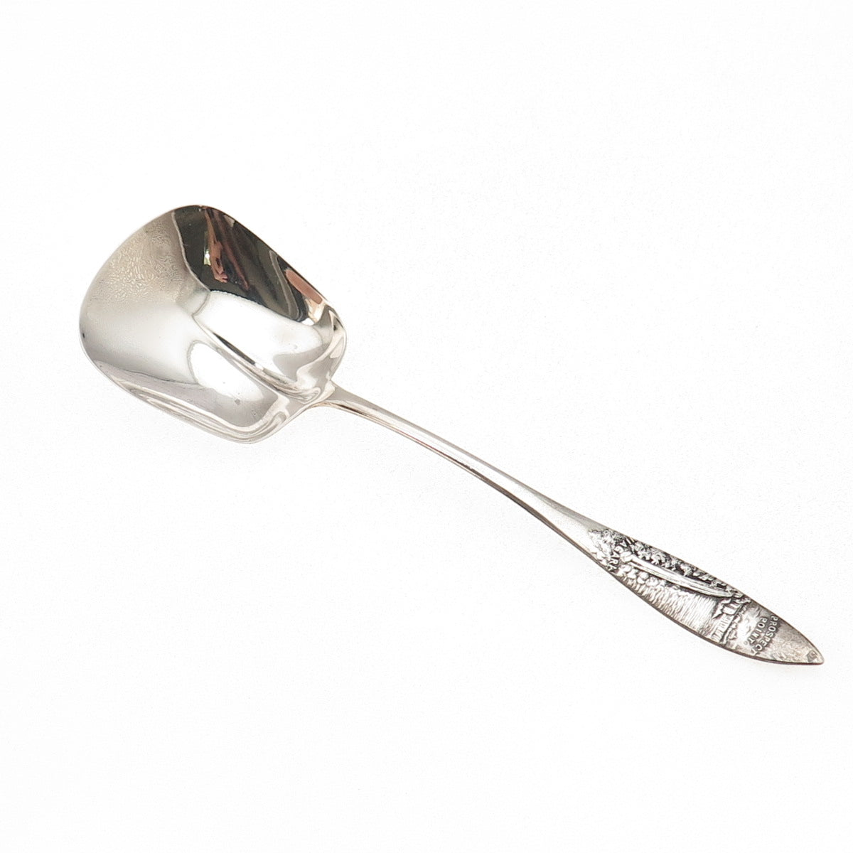 Weidlich Sterling Silver Antique Art Deco Prospect Point Niagara Ice Cream Spoon