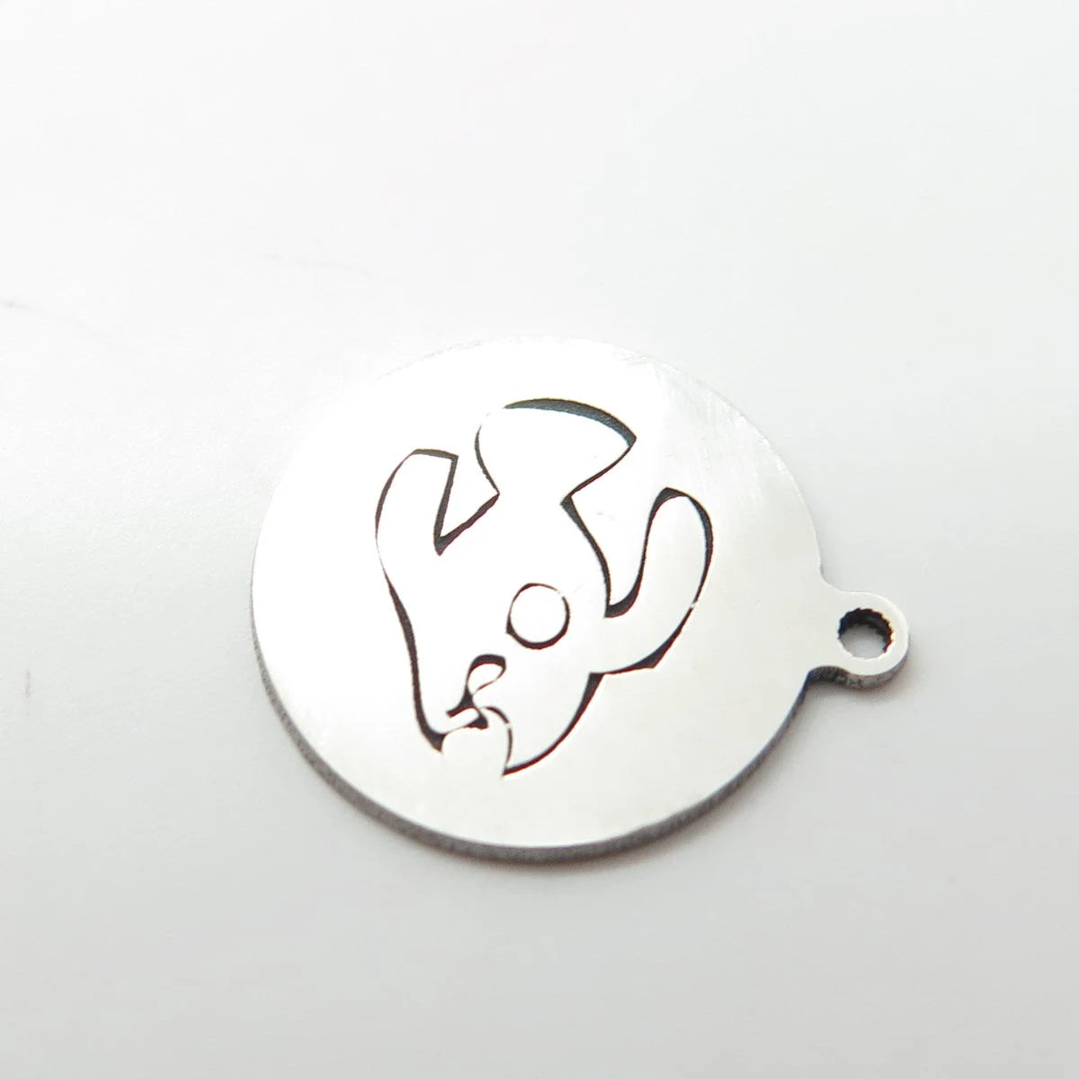 925 Sterling Silver USA Two In Town Piranha Fish Charm Pendant
