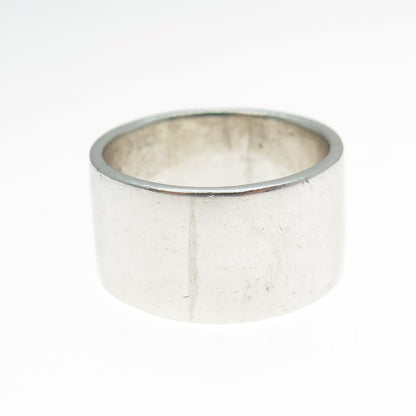925 Sterling Silver Vintage Ethnic Arrow Band Ring Size 7.5