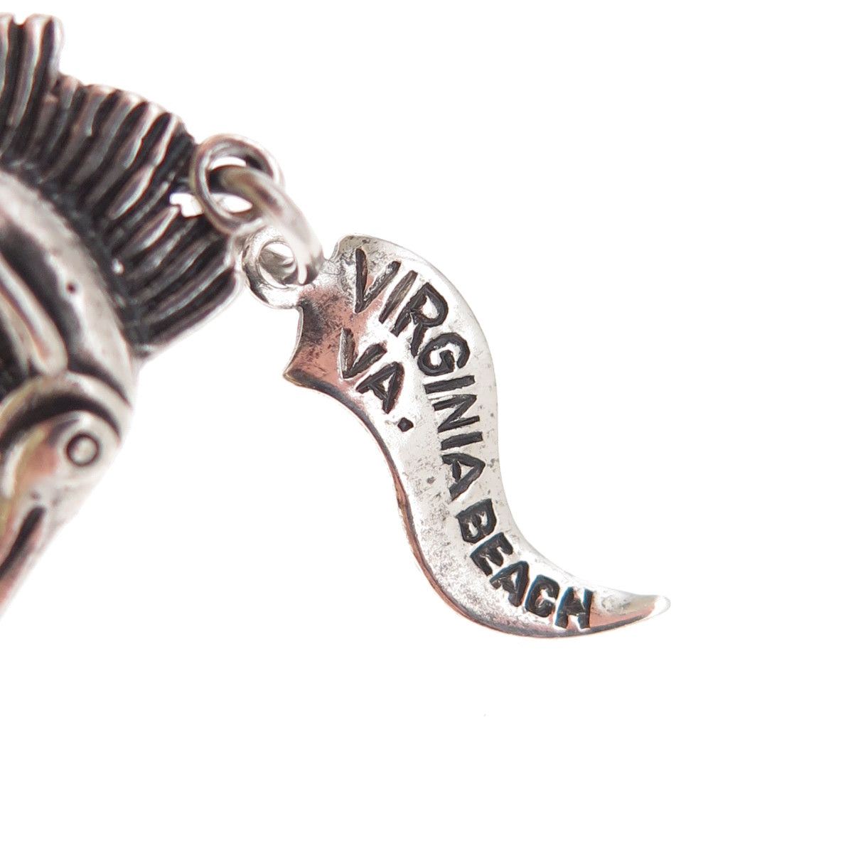 Pacific Jewelry 925 Sterling Silver Vintage Swordfish Oxidized Charm Pendant