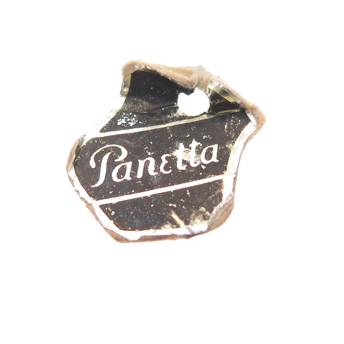 PANETTA Sterling Gold Plated Vintage Real Tiger Eye & Rhinestone Ring Size 6.25