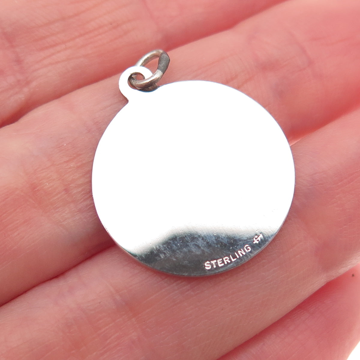 Griffith & Sons 925 Sterling Silver Vintage Leo Zodiac Sign Charm Pendant