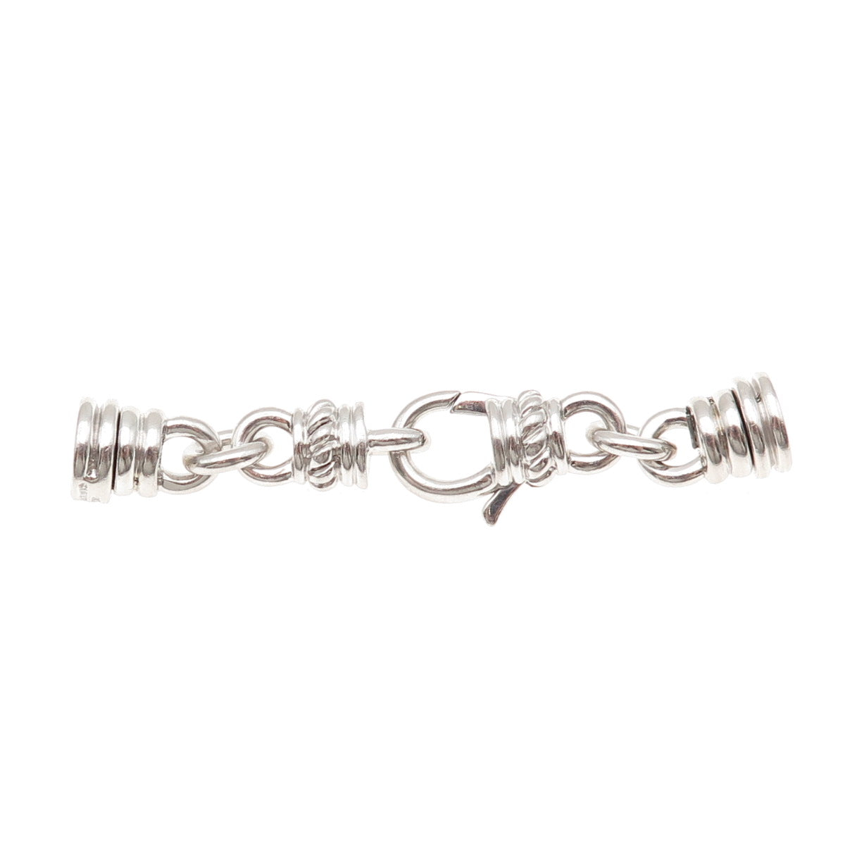 JUDITH RIPKA 925 Sterling Silver Vintage Bracelet / Necklace Lobster Lock Clasp