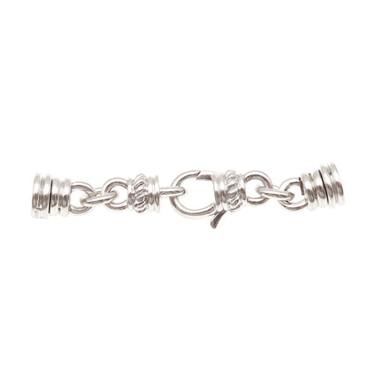 JUDITH RIPKA 925 Sterling Silver Vintage Bracelet / Necklace Lobster Lock Clasp