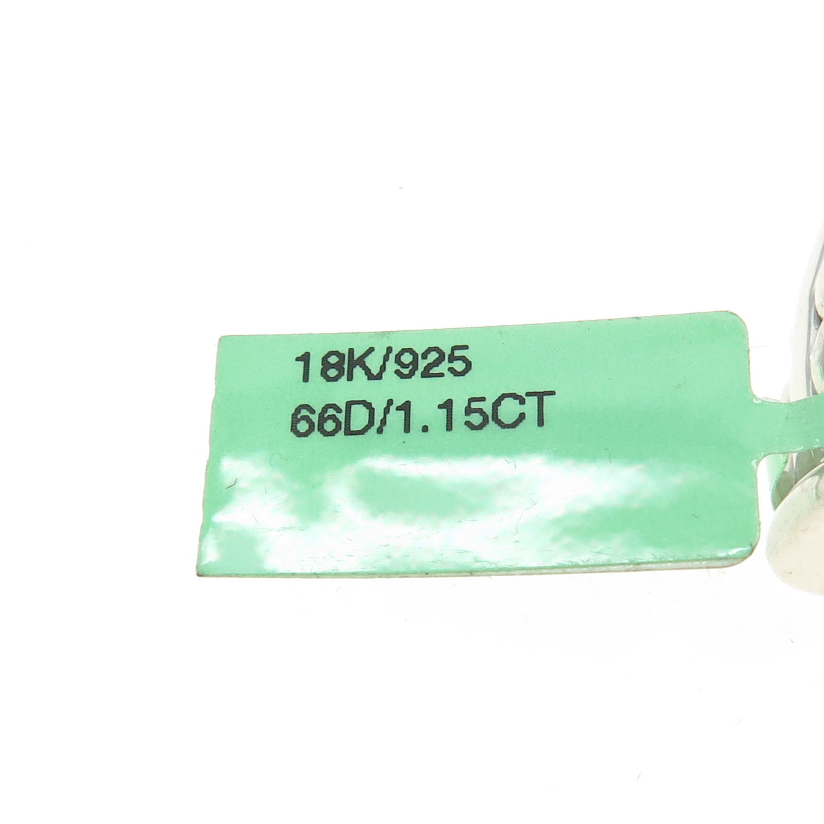 DANWAK 18K Gold Sterling 66-Diamond 1.15ct Adjustable Twisted Cuff Bracelet 6.5"