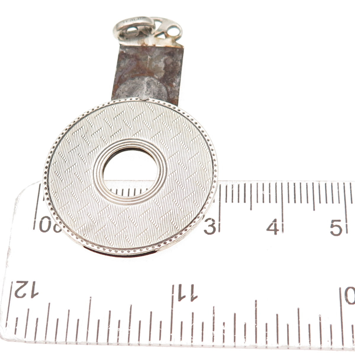 925 Sterling Silver Antique Art Deco Cigarette Cutter Chatelaine Fob