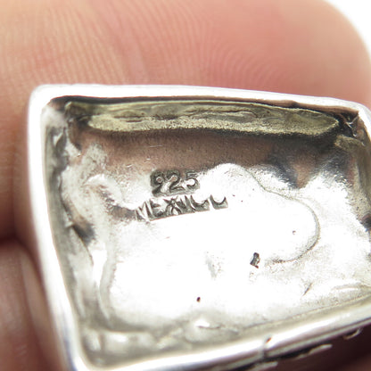925 Sterling Silver Vintage Mexico Ethnic Pendant