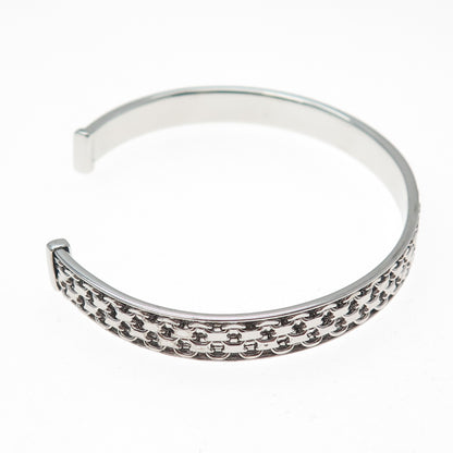 CHATEAU D'ARGENT 925 Sterling Vintage Italy Bismark Link Adjustable Bracelet 7"