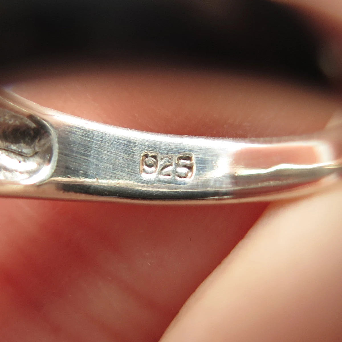 925 Sterling Silver Vintage Fence Ring Size 5