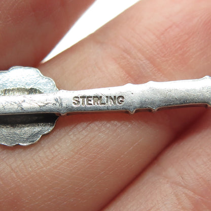 925 Sterling Silver Antique "1892 Blackstone College for Girls" Sword Pin Brooch