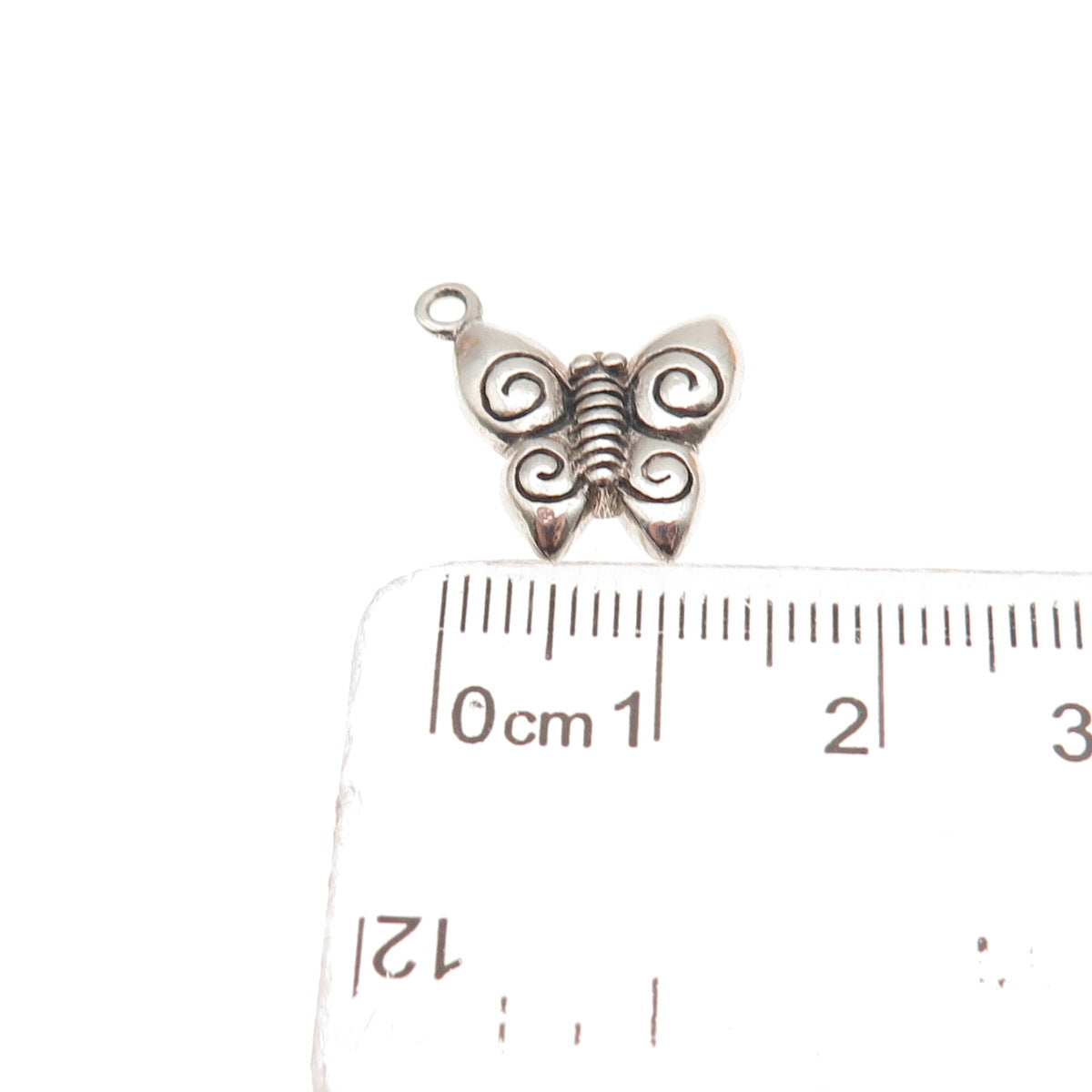 925 Sterling Silver Vintage Butterfly Mini Charm Pendant