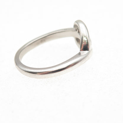 925 Sterling Silver Champagne & Cognac C Z Floral Ring Size 6.75