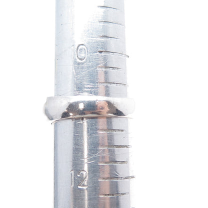 JH YOUNG 925 Sterling Silver Lab-Created Sapphire Real White Topaz Ring Size 11