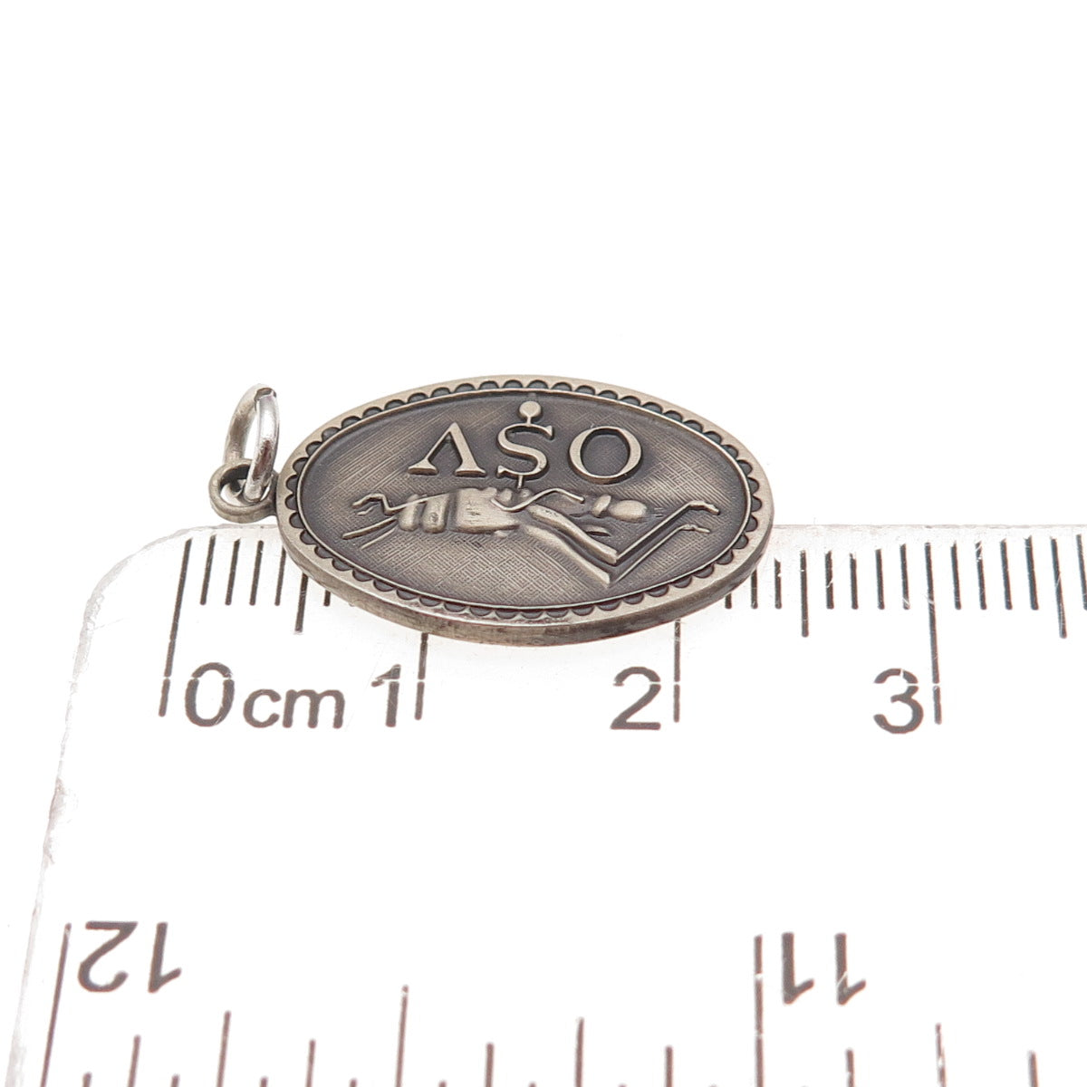 925 Sterling Silver Vintage Old Sturbridge Village Grasshopper Charm Pendant