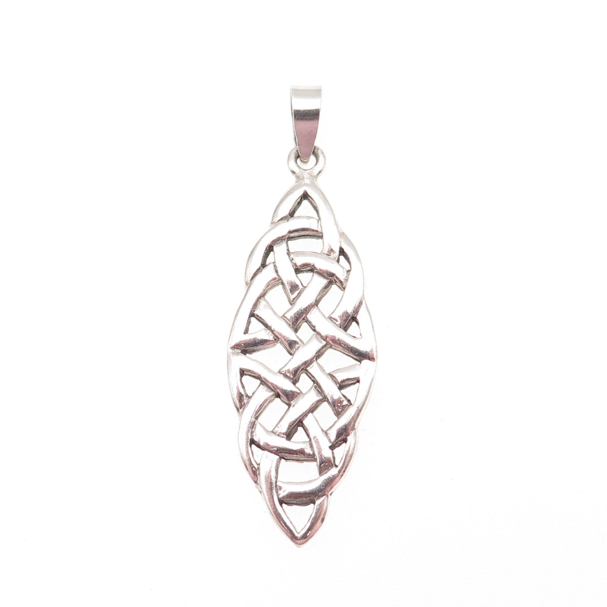 925 Sterling Silver Vintage Celtic Knot Charm Pendant