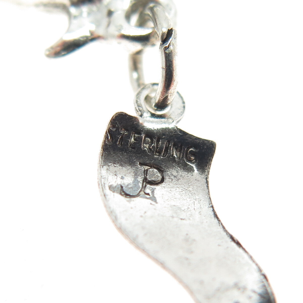 PACIFIC JEWELRY 925 Sterling Silver Vintage "Virginia Beach" Dolphin 3D Pendant