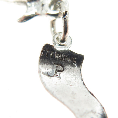 PACIFIC JEWELRY 925 Sterling Silver Vintage "Virginia Beach" Dolphin 3D Pendant