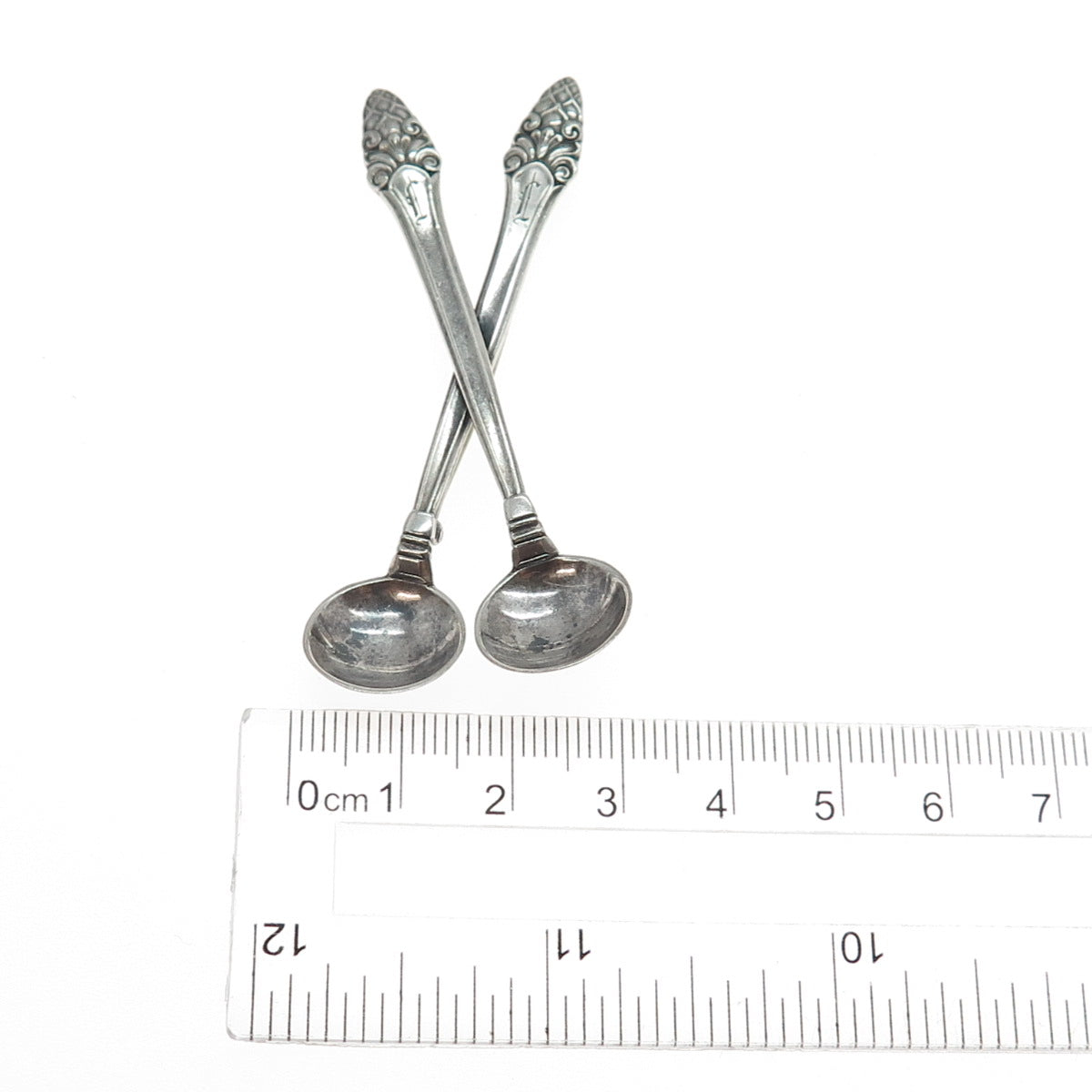 GORHAM 925 Sterling Silver Antique 1941 Sovereign-Old Crossed Spoon Pin Brooch