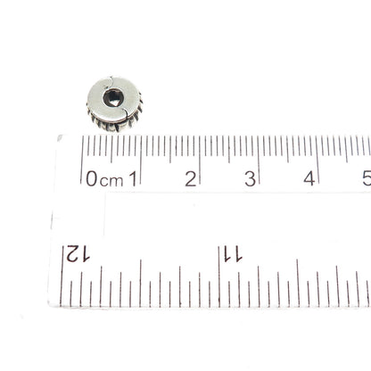 CHAMILIA 925 Sterling Silver Ribbed Clip Lock Charm