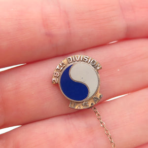 Whittemore & Co. 925 Sterling Antique WWII 29th Infantry Division Sweetheart Pin