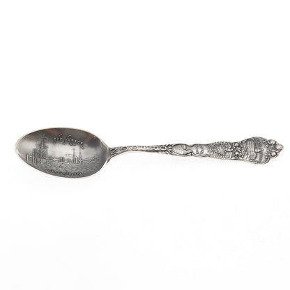 925 Sterling Silver Antique Art Deco The Harbor Oregon Coffee Spoon