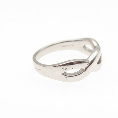 Ross Simons 925 Sterling Silver Vintage Woven Ring Size 6.75