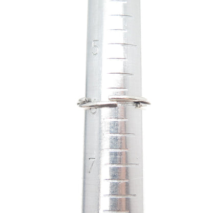 BEAU Sterling Silver Antique Tyrone Turquoise Filigree Adjustable Ring Size 6