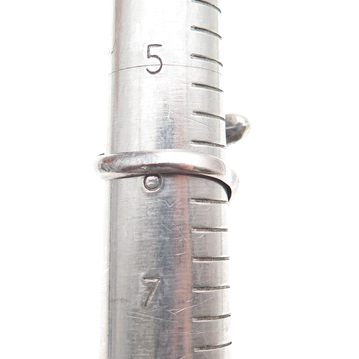 925 Sterling Silver Vintage Aries Zodiac Sign Oxidized Adjustable Ring Size 6