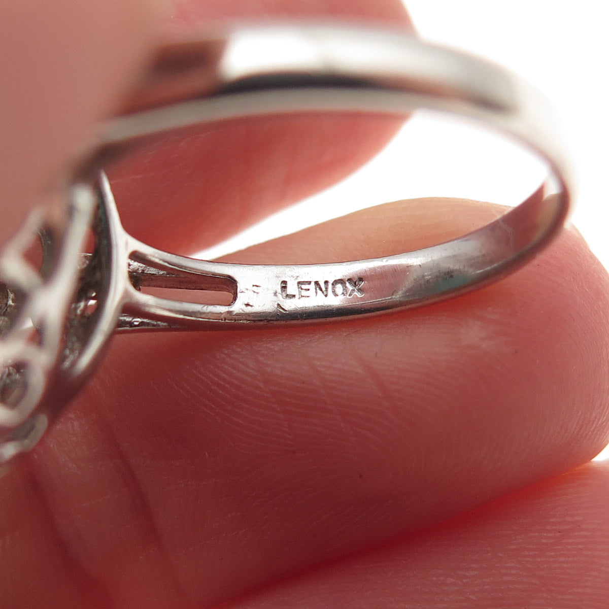 Lenox 925 Sterling Silver Real Bisbee Turquoise Floral Ring Size 7.25