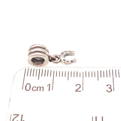 Pandora 925 Sterling Silver Horseshoe Good Luck Dangle Charm