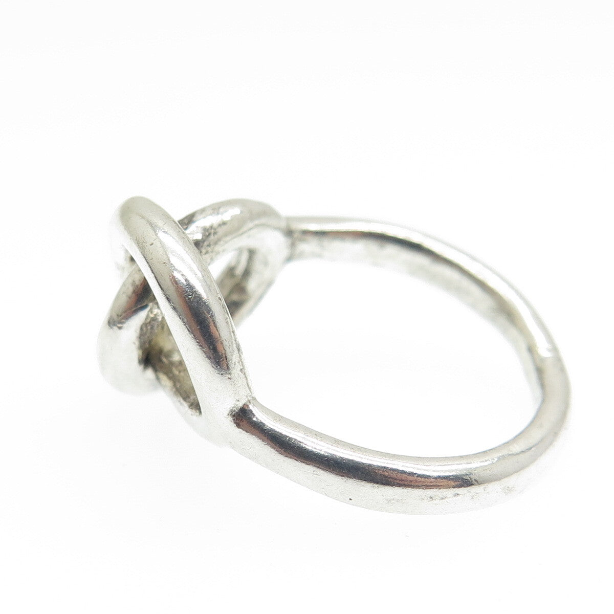 MMA Metropolitan Museum of Art 925 Sterling Vintage Interlocked Ring Size 6.75