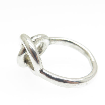 MMA Metropolitan Museum of Art 925 Sterling Vintage Interlocked Ring Size 6.75