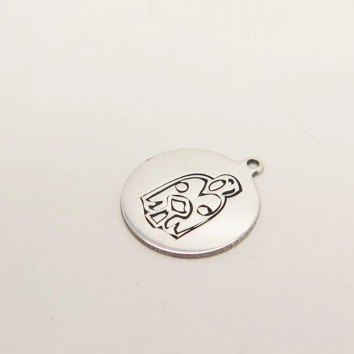 925 Sterling Silver USA Two In Town Tribal Charm Pendant