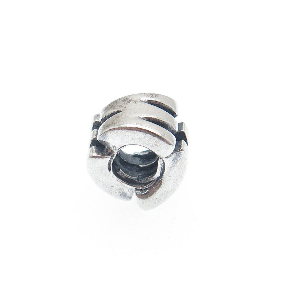 CHAMILIA 925 Sterling Silver Letter M / W Initial Bead Charm