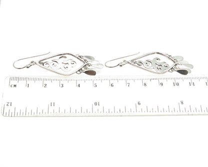 SILPADA 925 Sterling Silver Vintage Signature Scroll Dangle Earrings