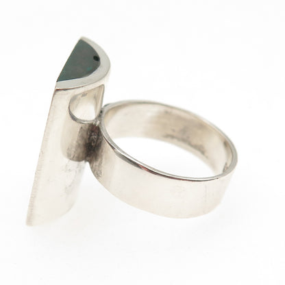 925 Sterling Silver Vintage Real Eilat Modernist Ring Size 7.75