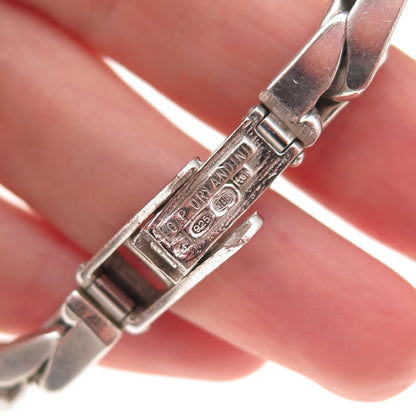 Orlando Orlandini UnoAErre 925 Sterling Silver Vintage Italy Chain Necklace 16"