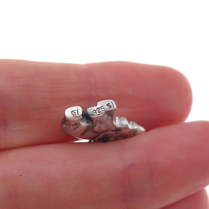 Georg Jensen 925S Sterling Silver Vintage Denmark Elephant Charm Pendant