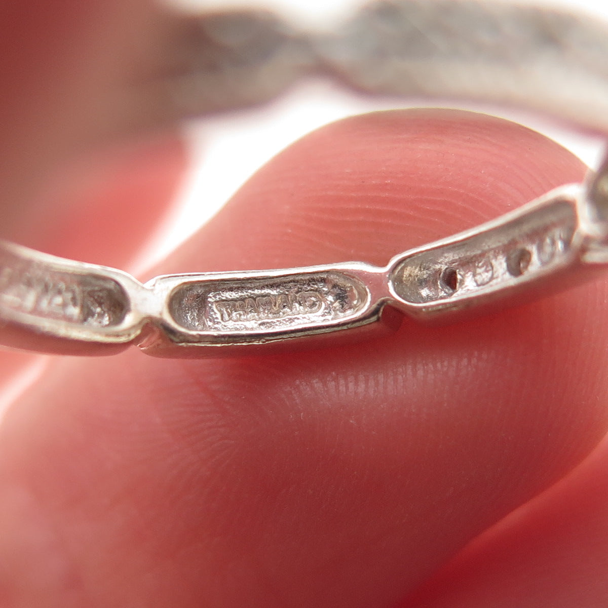 Clyde Duneier 925 Sterling Silver Real Diamond Eternity Band Ring Size 7