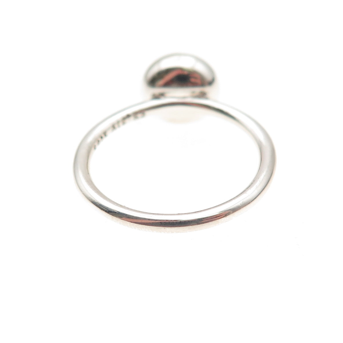 Pandora 925 Sterling Silver Pink Crystal October Birthstone Ring Size 6