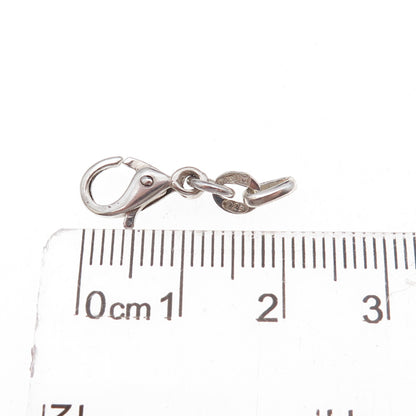 Milor 925 Sterling Silver Vintage Italy Bracelet / Necklace Lobster Lock Clasp