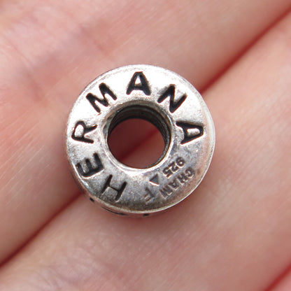 CHAMILIA 925 Sterling Silver Sister Hermana Soeur Bead Charm