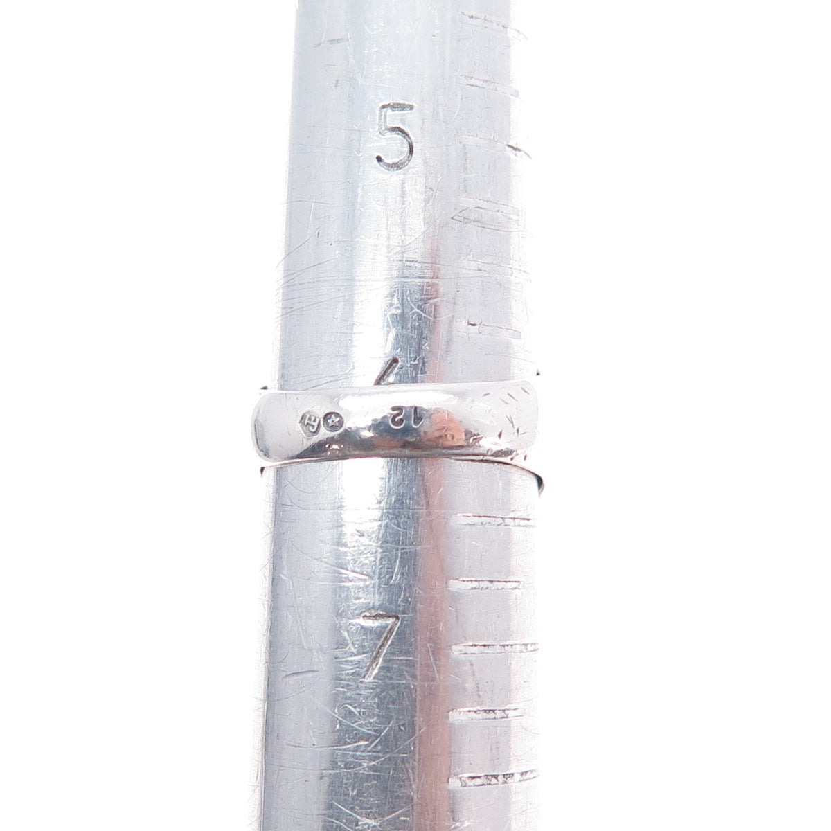 S'PALIU Sterling Silver Vintage Spain Real Lapis Modernist Ring Size 6.25 #12