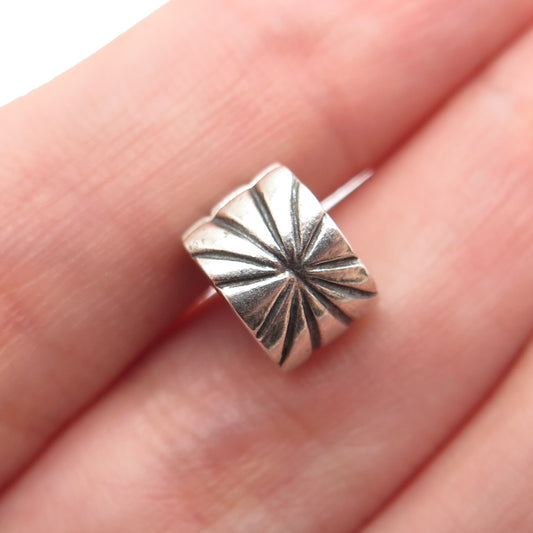 PANDORA 925 Sterling Silver Sunburst Oxidized Clip Charm