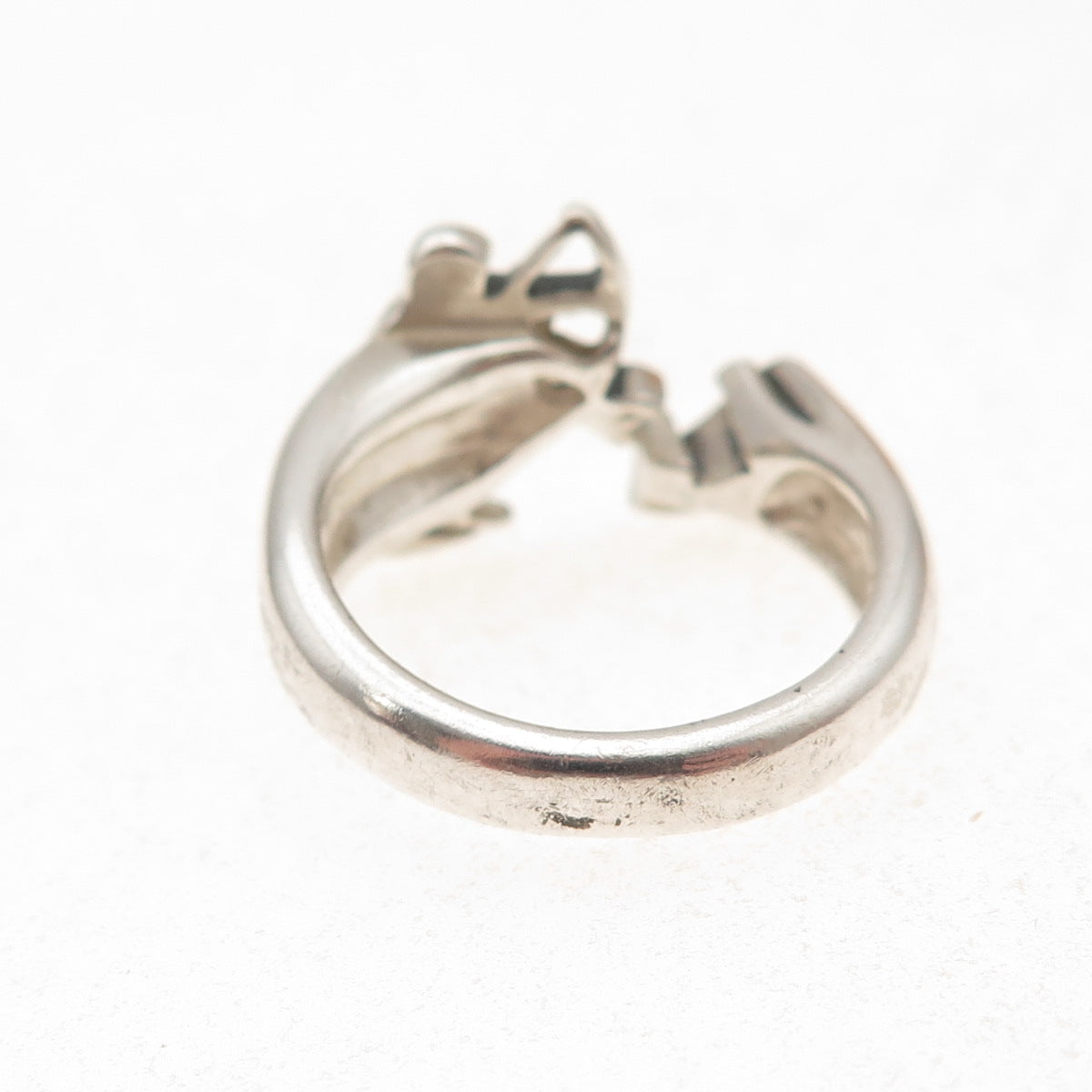 Swank 925 Sterling Silver Vintage Sagittarius Zodiac Adjustable Ring Size 8.5