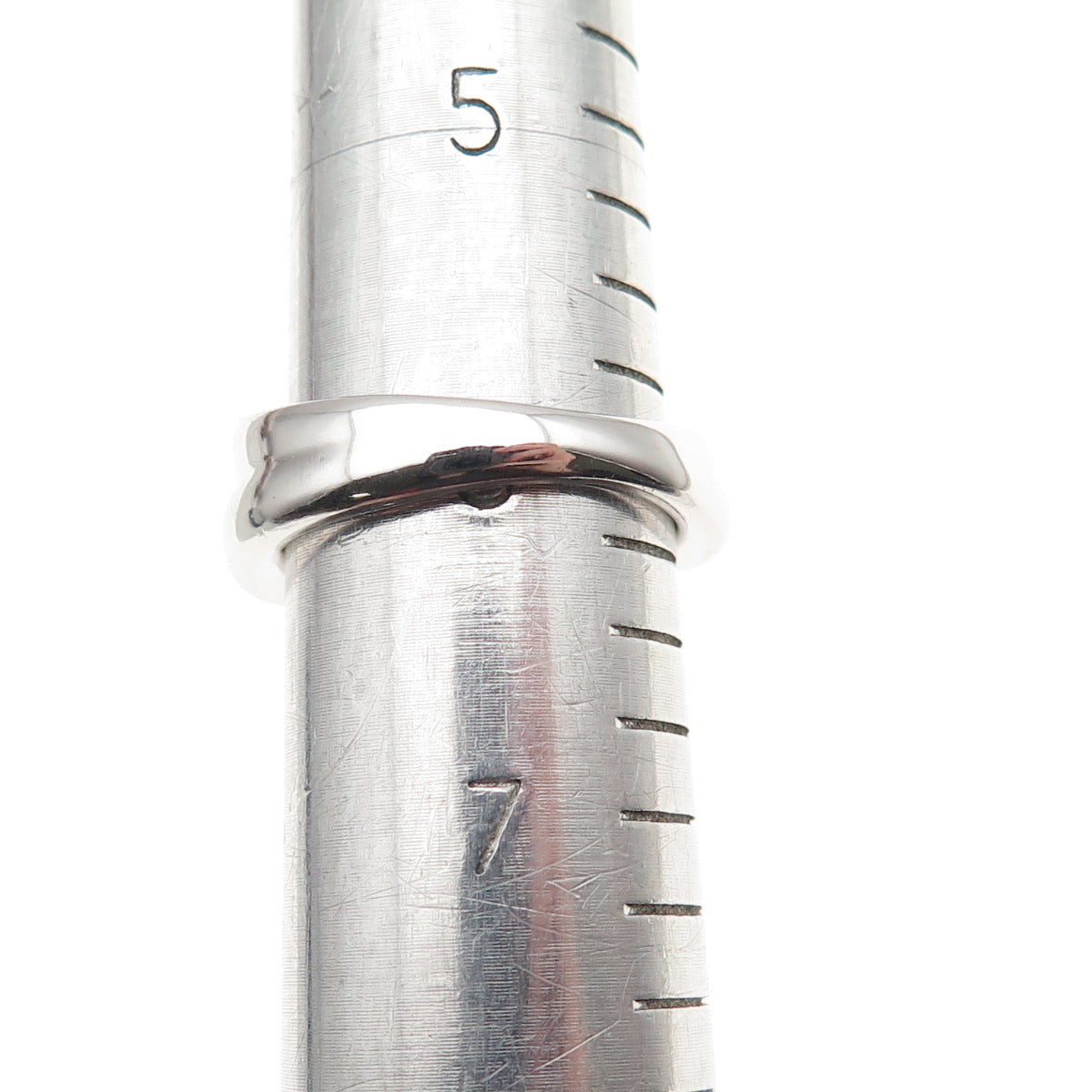 Judith Ripka 925 Sterling Silver Modernist Wavy Ring Size 6