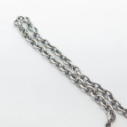 925 Sterling Silver Vintage "Scotch" Ornate Bottle Tag