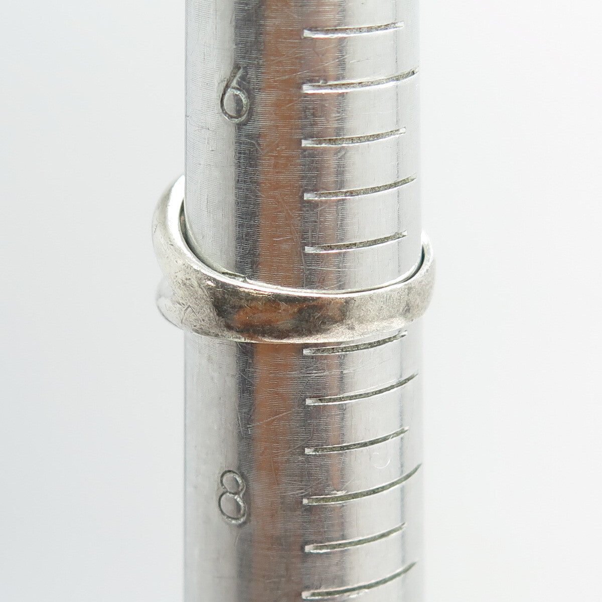 CHAPAL ZENRAY 925 Sterling Silver Vintage Modernist Knot Ring Size 7.25