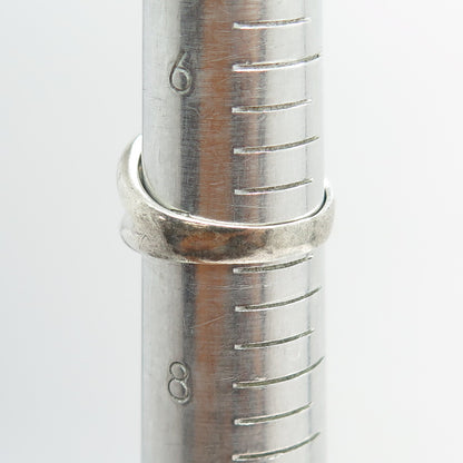 CHAPAL ZENRAY 925 Sterling Silver Vintage Modernist Knot Ring Size 7.25